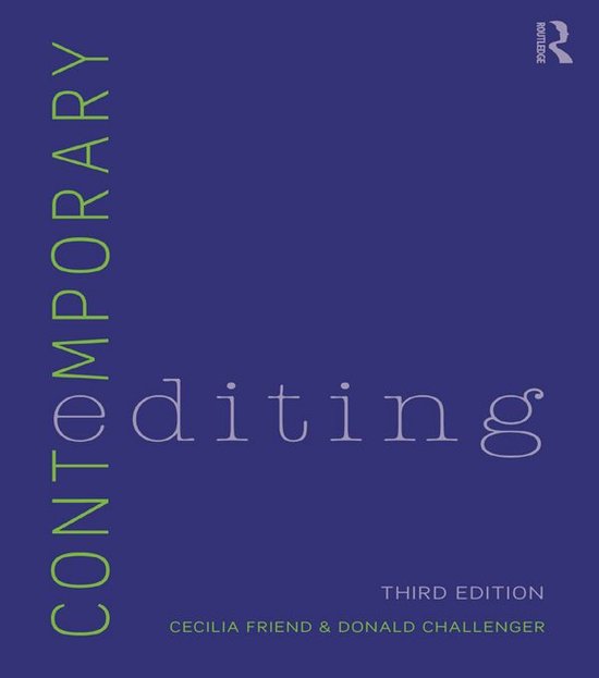 Contemporary Editing - cover