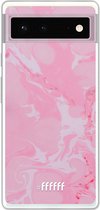 6F hoesje - geschikt voor Google Pixel 6 -  Transparant TPU Case - Pink Sync #ffffff