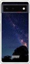 6F hoesje - geschikt voor Google Pixel 6 -  Transparant TPU Case - Full Moon #ffffff