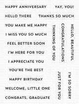 Itty Bitty Basics Clear Stamps (CS-571)