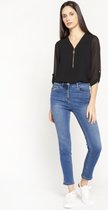 LOLALIZA Skinny 7/8 jeans - Donker Blauw - Maat 34
