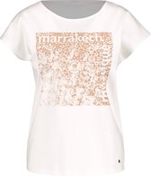 GERRY WEBER Dames Shirt met 1/2-mouwen en print op de voorkant