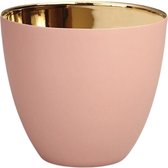 &Klevering  - Waxinelichthouder gold rose large - Waxinelichthouders