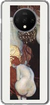 Geschikt voor OnePlus 7T hoesje - Goldfish - Gustav Klimt - Siliconen Telefoonhoesje