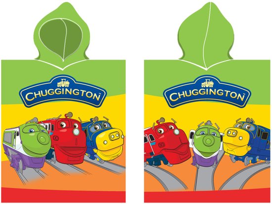 Chuggington 3 treinen - poncho - 50 x 115 cm - Multi — afbeelding 3
