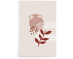 Walljar - Abstract Leafs - Muurdecoratie - Poster
