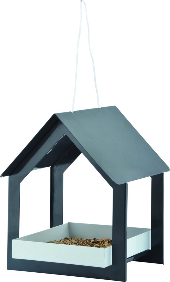 Esschert Design Vogelvoederplek Hangend - Zwart - 19 x 19 x 23 cm - Esschert Design