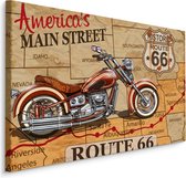 Schilderij - Route66, America's Mainstreet, Premium print