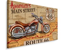 Schilderij - Route66, America's Mainstreet, Premium print