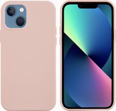 Lunso - Softcase Backcover hoes - iPhone 13 Mini - Roze
