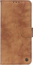 Mobigear Wallet Bookcase Geschikt voor Alcatel 1S 2021 - Bruin