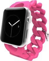 Case Mate Turnlock Strap Siliconen Bandje Geschikt voor Apple Watch Series 6 (40mm) - Roze