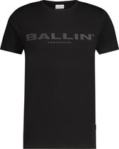 Ballin Amsterdam -  Heren Slim Fit    T-shirt  - Zwart - Maat XL