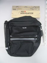 Agu -  fietstassen set  - Navigator - zwart - 2x30 liter