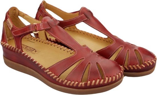 Pikolinos Cadaques W8K-0802 - dames sandaal - rood - maat 40 (EU) 7 (UK)