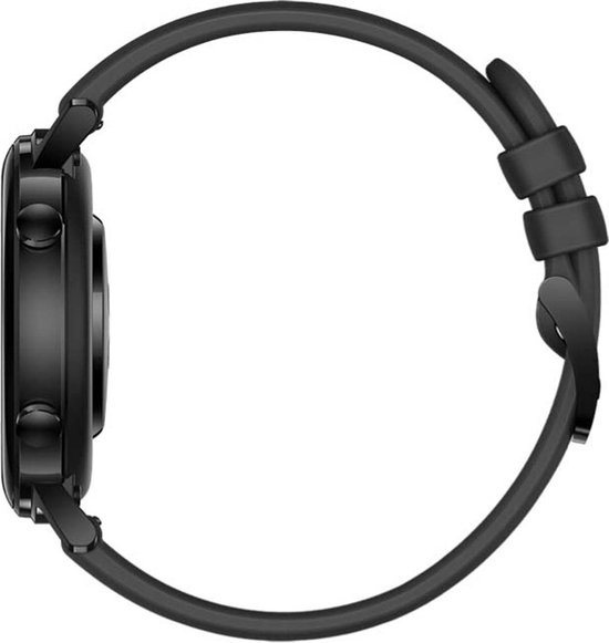 Huawei Watch GT 2 - Smartwatch - 42 mm - Zwart - Fluoroelastomer strap |  bol.com