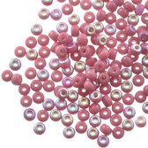 DQ Rocailles (3 mm) Antique Pink AB (25 Gram / 600 stuks)