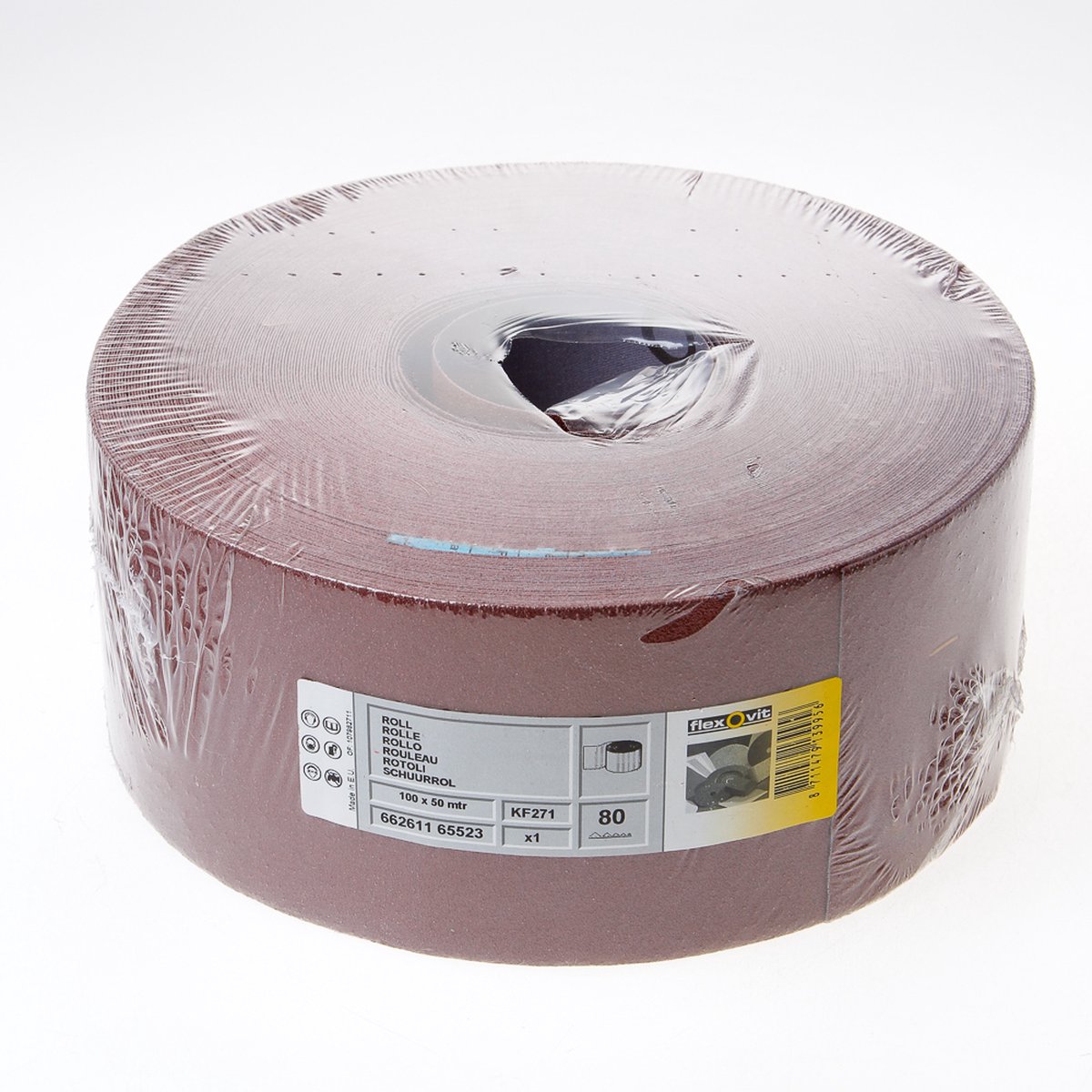 Rolschuurlinnen 100mm x 50 meter K80