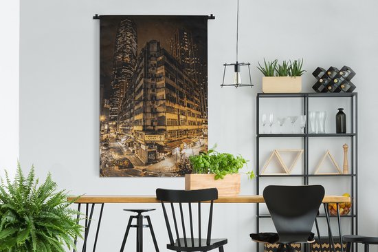 Tapisserie - Or - Rues - Villes - 120x180 cm - Tapisserie