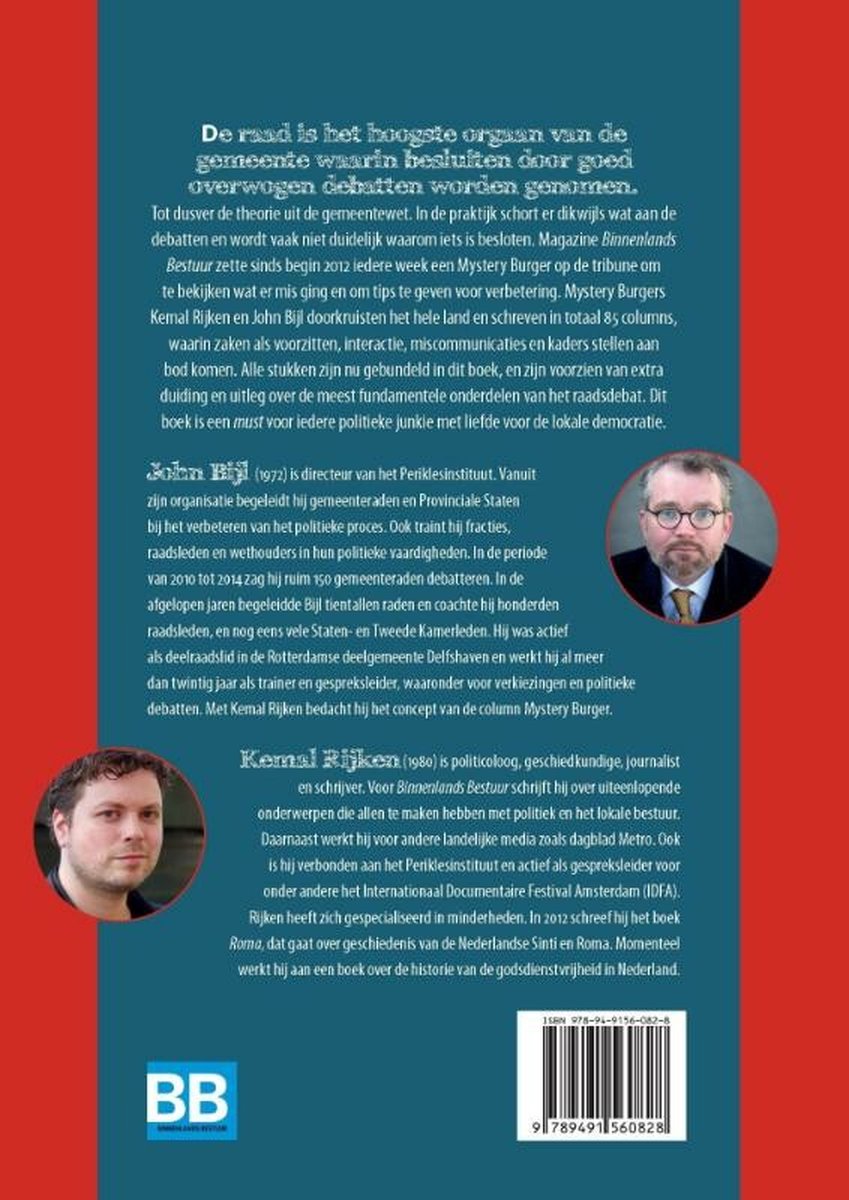 De Mystery Burger - back cover