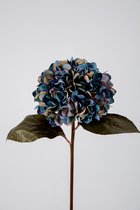 Kunstbloem - Hydrangea - topkwaliteit decoratie - 2 stuks - zijden bloem - Fuchsia - 61 cm hoog