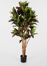 Croton boom - kunstplant - zijdenplant - topkwaliteit kunstplant - 150 cm hoog