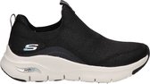 Skechers Arch Fit dames sneaker - Zwart wit - Maat 38