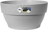 Elho Vibia Campana Schaal 34 - Plantenschaal voor Buiten - 100% Gerecycled Plastic - Ø 33.9 x H 17.4 cm - Living Concrete