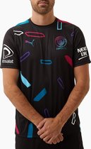 Puma Manchester City Fc Esports Trainingsshirt Zwart/Blauw Heren - Maat M