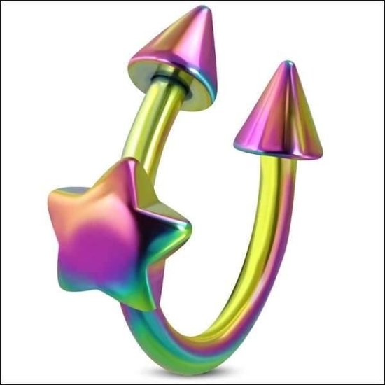 Wycian Lot De 2 Tunnels Oreille Acier Chirurgical 316L Plaqué Or Nacré 12mm – Spirale Vissable Élégante Femme