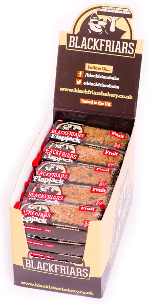 Goedkoopste Flapjacks 25x 110gr Fruit