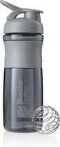 BlenderBottle SportMixer Tritan Grip - Eiwitshaker / Bidon - 820ml - Pebble Grey