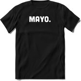 Mayo - Snack T-Shirt | Grappig Verjaardag Kleding Cadeau | Eten En Snoep Shirt | Dames - Heren - Unisex Tshirt | - Zwart - XXL