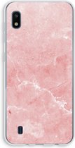 CaseCompany® - Galaxy A10 hoesje - Roze marmer - Soft Case / Cover - Bescherming aan alle Kanten - Zijkanten Transparant - Bescherming Over de Schermrand - Back Cover