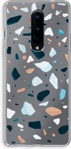 CaseCompany® - OnePlus 8 hoesje - Terrazzo N°13 - Soft Case / Cover - Bescherming aan alle Kanten - Zijkanten Transparant - Bescherming Over de Schermrand - Back Cover