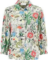 Pom Amsterdam Dames Wild Empire Blouse Multicolour maat 36