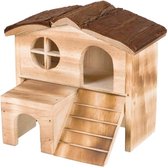 Trixie natural living huis kasja gevlamd 17x13x15 cm