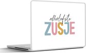 Laptop sticker - 10.1 inch - Allerliefste zusje - Zusje - Quotes - Spreuken - Zussen
