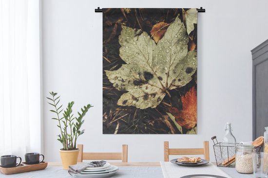 Tapisserie - Tapisserie - Feuilles d'automne - Automne - Saisons - Nature - 90x120 cm - Tapisserie