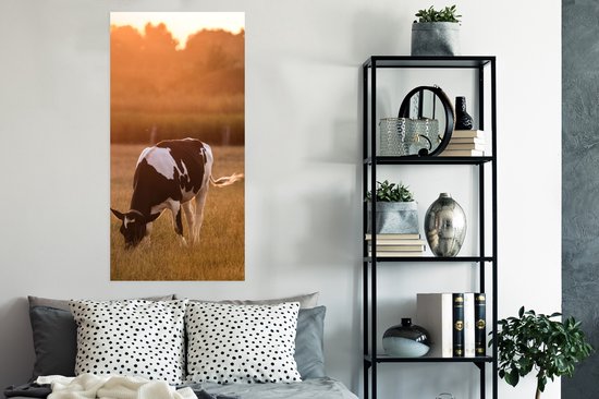Affiche Vache - Soleil - Animaux - 60x120 cm