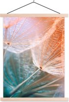 Porte-affiche avec affiche - Affiche scolaire - Bloem - Pissenlit - Plante - 120x160 cm - Lattes vierges