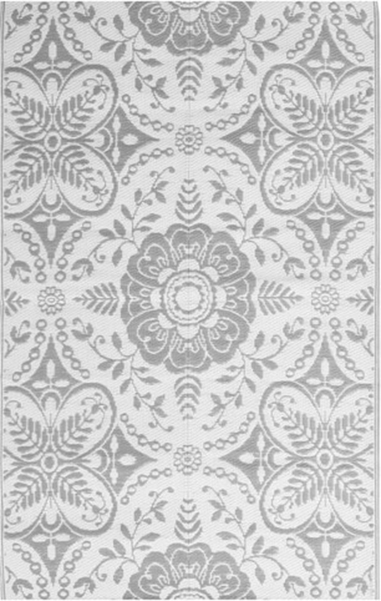 vidaXL - Buitenkleed - 140x200 - cm - polypropeen - lichtgrijs