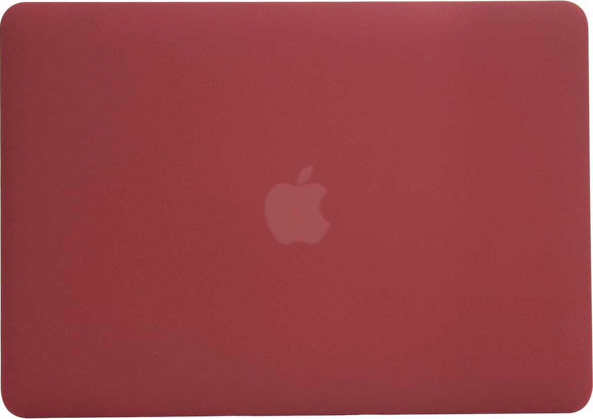 Mobigear Matte Case geschikt voor Apple MacBook Pro 16 inch A2485 (2021-2023) Hoes Hardshell MacBook Case - Bordeaux Rood