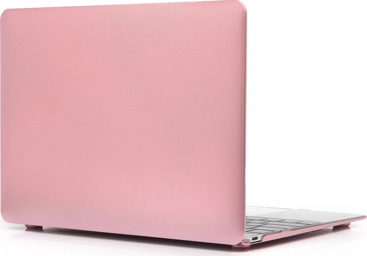 Mobigear Laptophoes geschikt voor Apple MacBook Pro 14 Inch (2021-2024) Hoes Hardshell Laptopcover MacBook Case | Mobigear Metallic - Roségoud - Model A2442 / A2779 / A2918 / A2992 / A3401