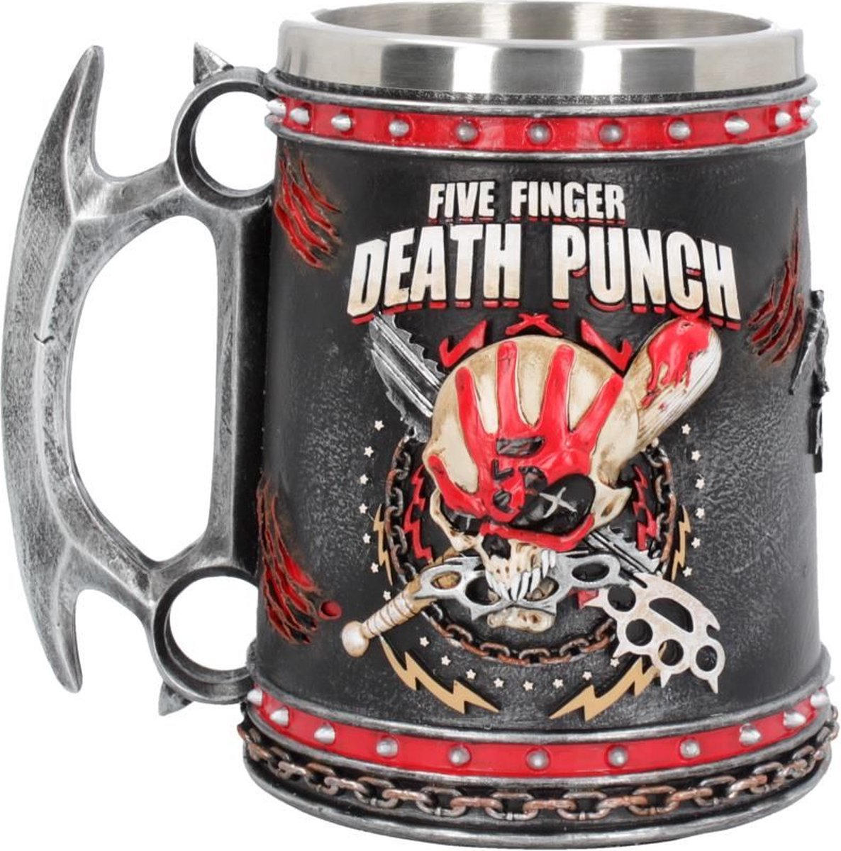Nemesis Now - Five Finger Death Punch - Bierpul - 15cm - 600ml