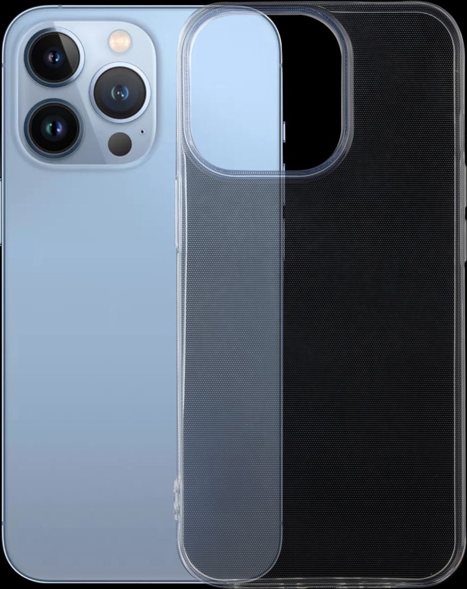 Mobigear Doorzichtig Hoesje geschikt voor Apple iPhone 13 Pro Telefoonhoesje Flexibel TPU Extra Dun | Mobigear Ultra Thin Backcover | Doorzichtig Telefoonhoesje iPhone 13 Pro | iPhone 13 Pro Case | Back Cover - Transparant