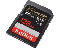 SanDisk Extreme Pro - SDXC - 128GB - 200/90 mb/s - V30