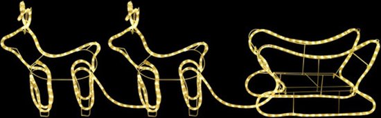 vidaXL-Buitenkerstversiering-rendieren-en-slee-576-LED's