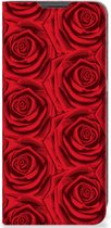 Mobiel Bookcase OnePlus 10 Pro Smart Cover Red Roses