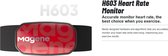 Magene H603 hartslagmeter (Red), Bluetooth hartslagmeter, hartcoherentie meting, borstband, ANT+ hartslagmeter, waterdicht, accurate hartslagmeting HRM-sensor, compatibel met Garmin, Zwift, Wahoo, Rouvy, Strava, Polar Beat